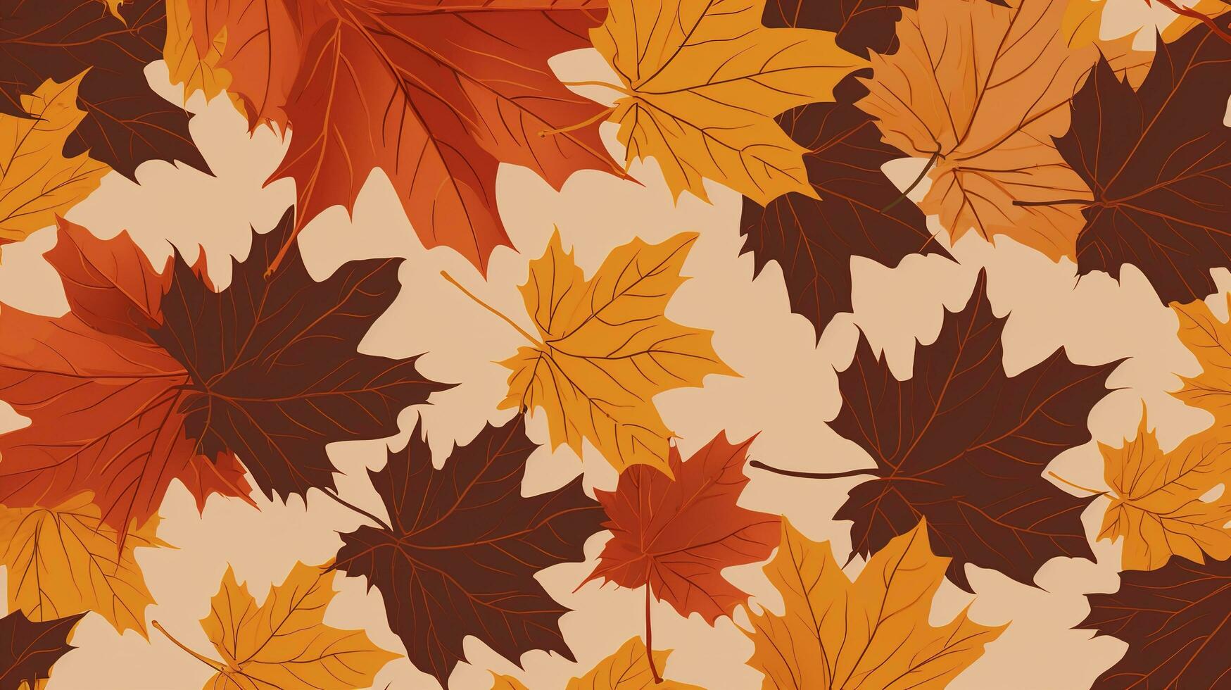 Fall leaves isolated on white background collection, generate ai ...