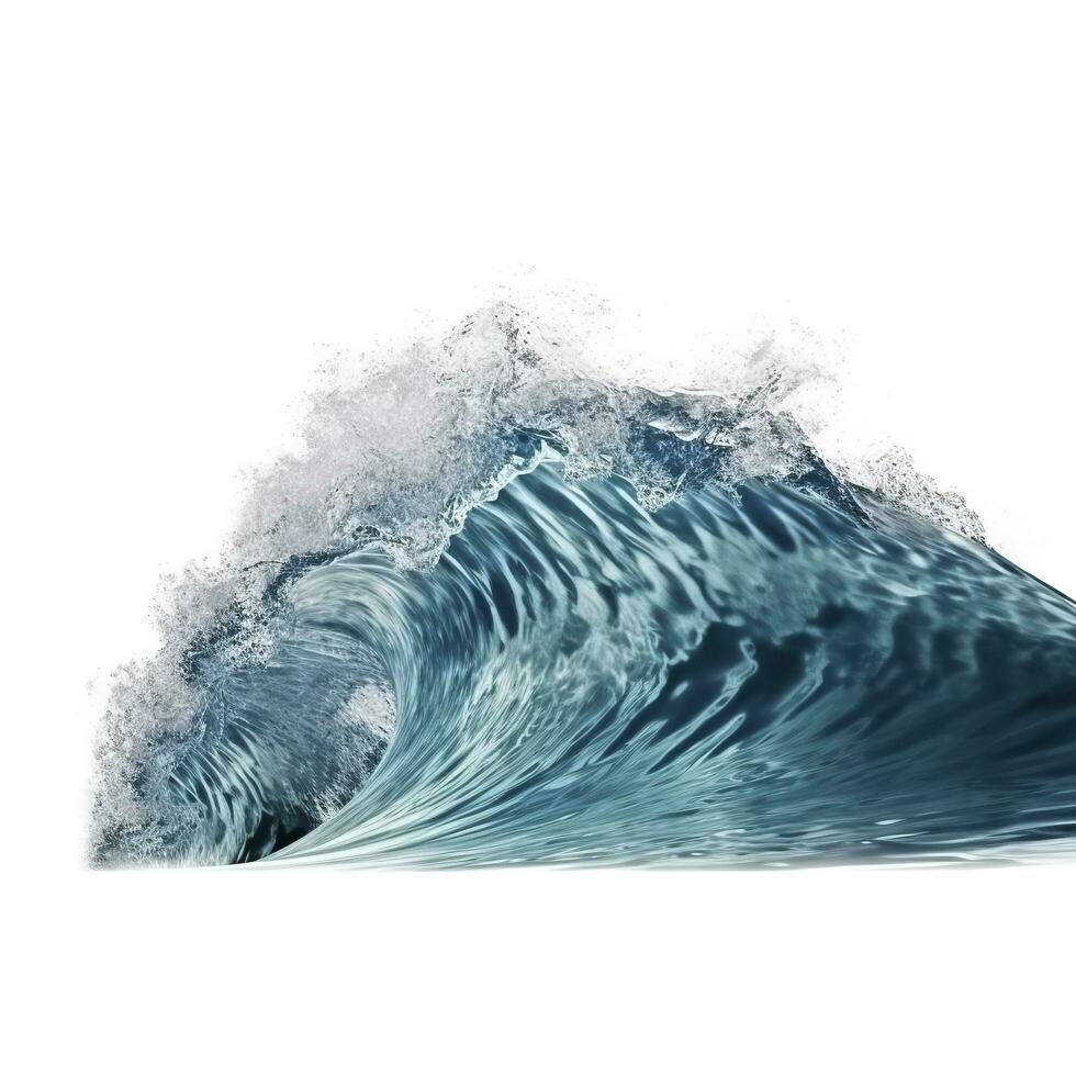 Sea waves world ocean day background illustration , generate ai photo