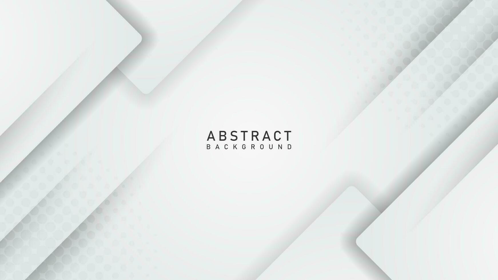 abstract trendy modern geometry white background with halftone and square shape design vector illustration EPS10