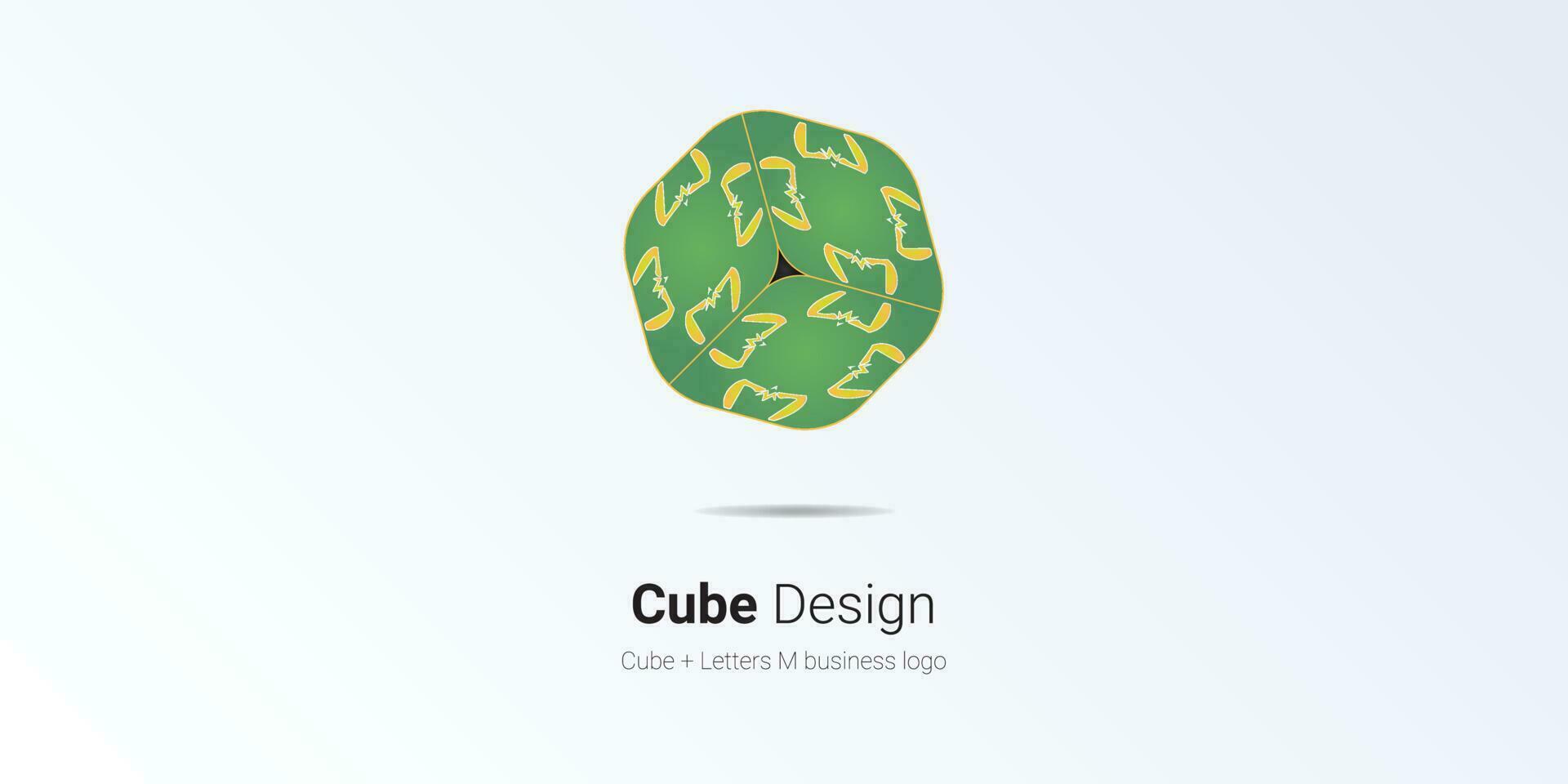 cubo frijol bolso interior hogar accesorios logo diseño vector
