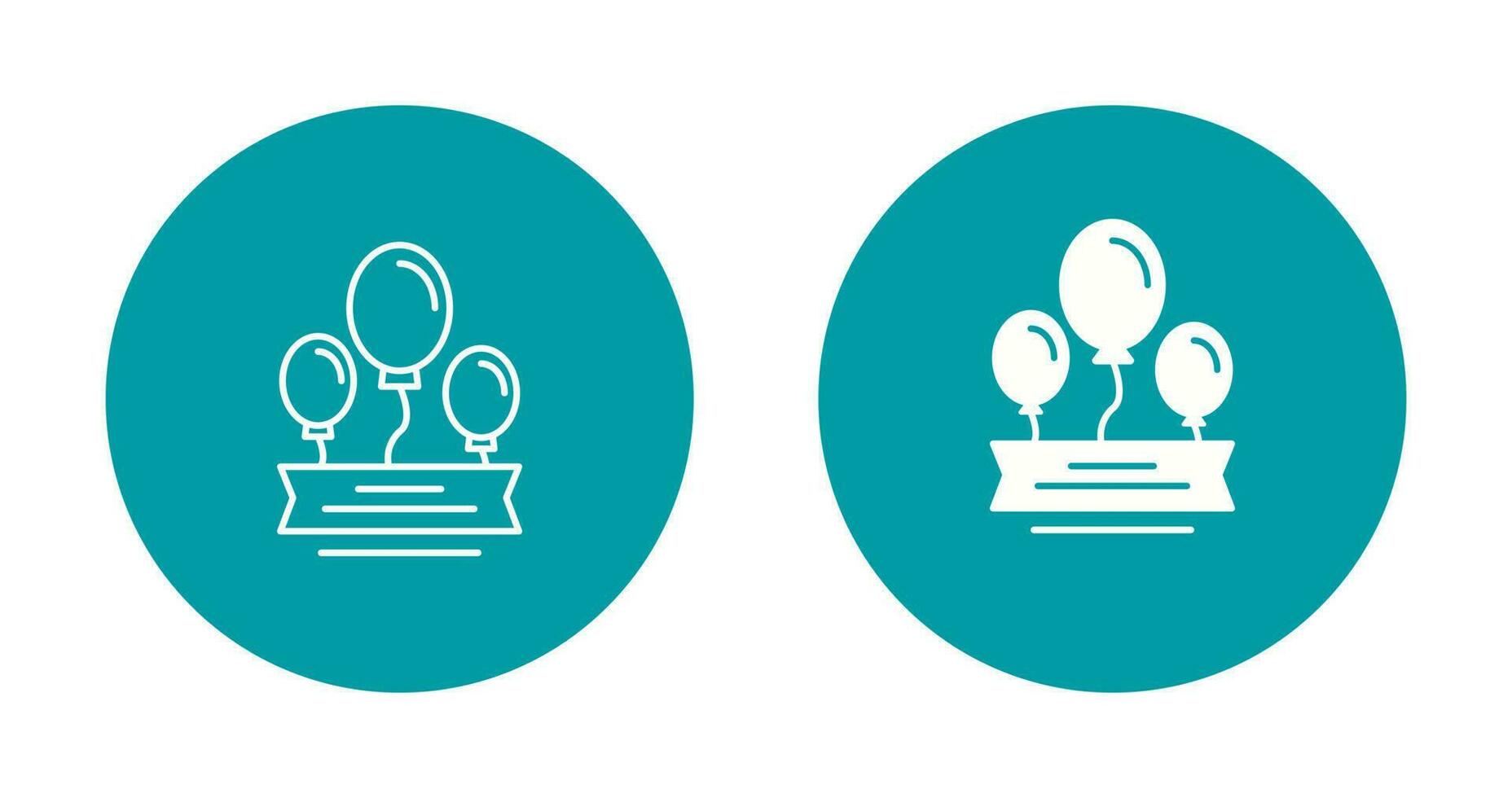 Balloons Vector Icon