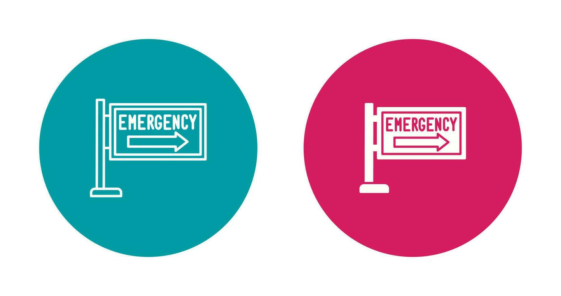 Emergency Sign Vector Icon