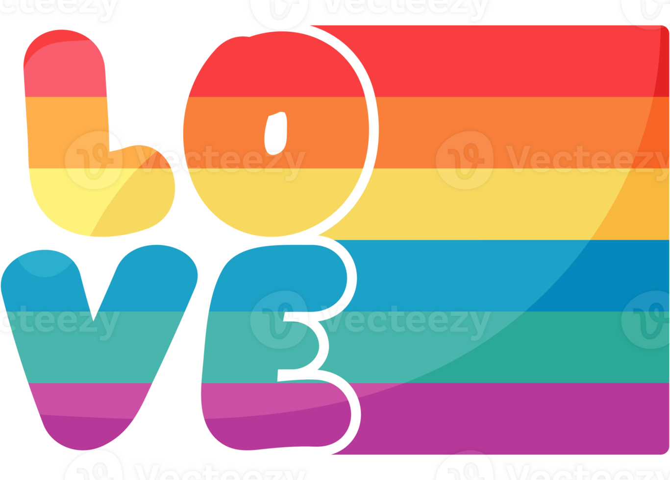 love flag pride day icon isolated png