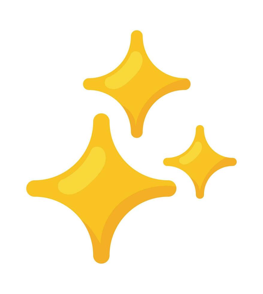 bright stars icon isolated design vector