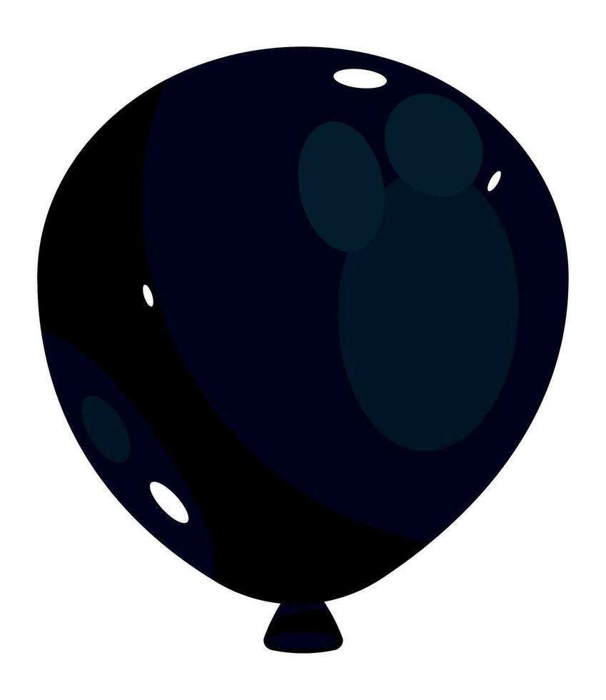 black balloon icon isolated design vector