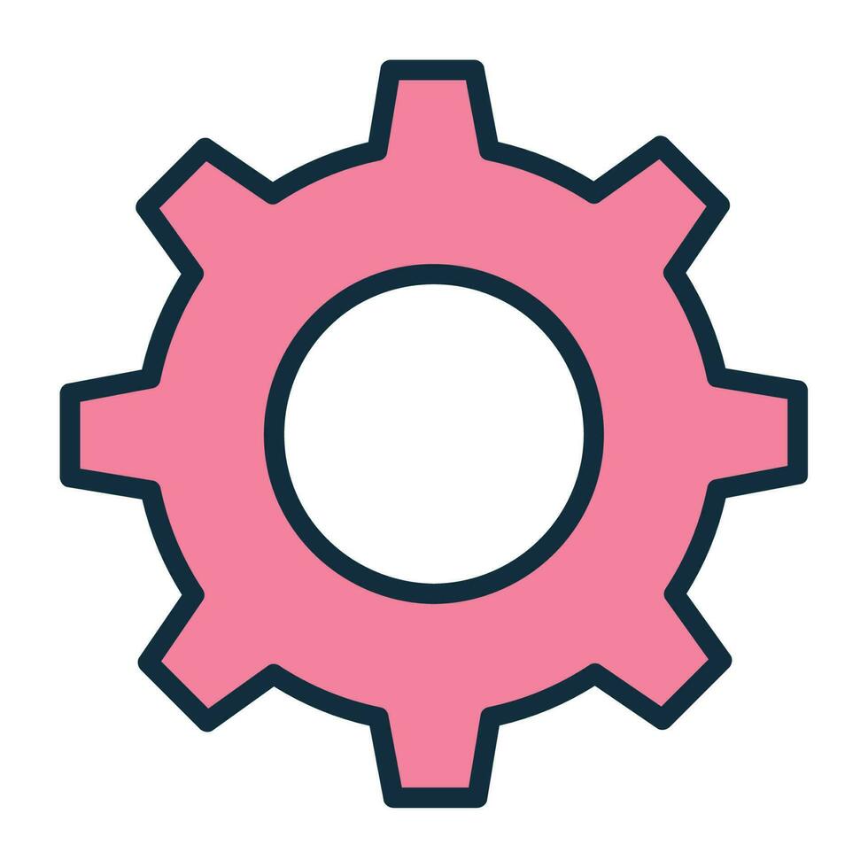 gear industry mechanics icon isolated vector