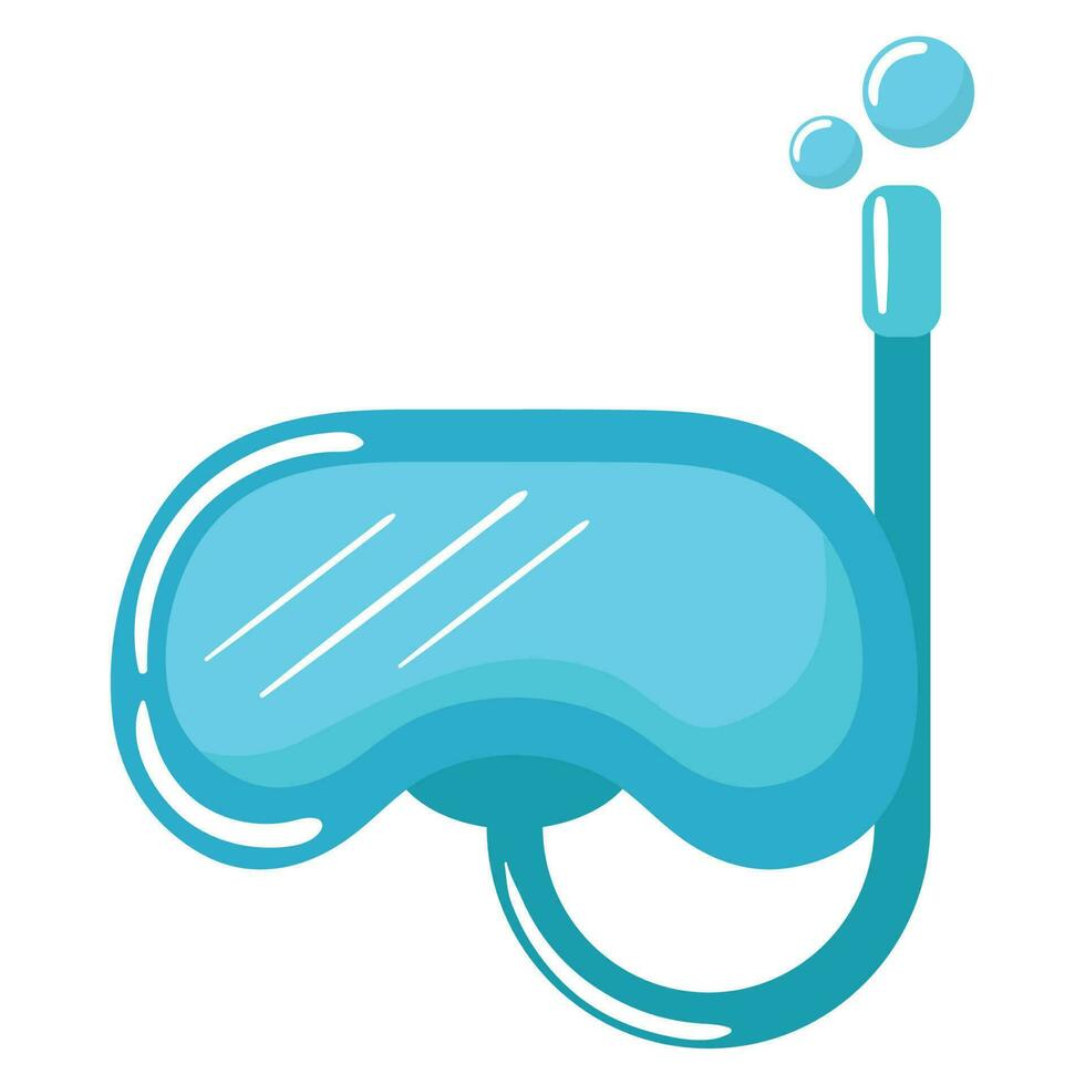 diving mask icon isolated design vector