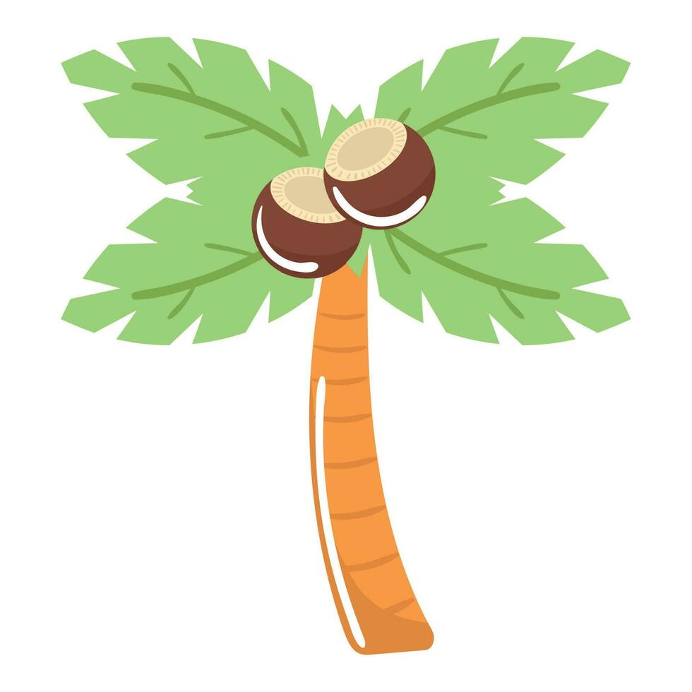 Fresh organic fruit grows on leafy tree icon isolated vector