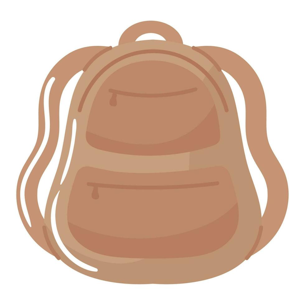 Backpack icon illustration isolated on vector background design