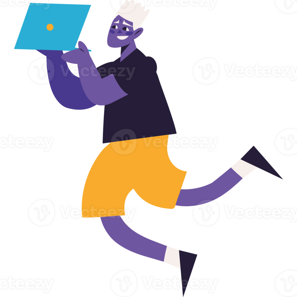 Man With Laptop 24406305 Png Man With Laptop 24406305 Png