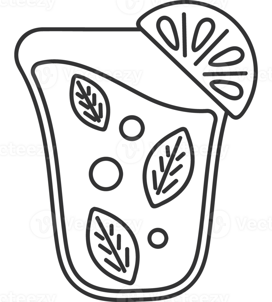 cocktail with lemon png