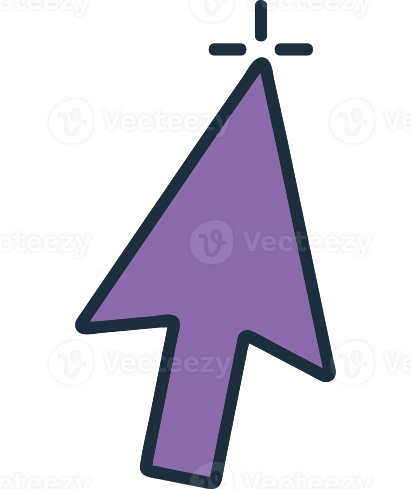 computer icon pointing direction for web design png