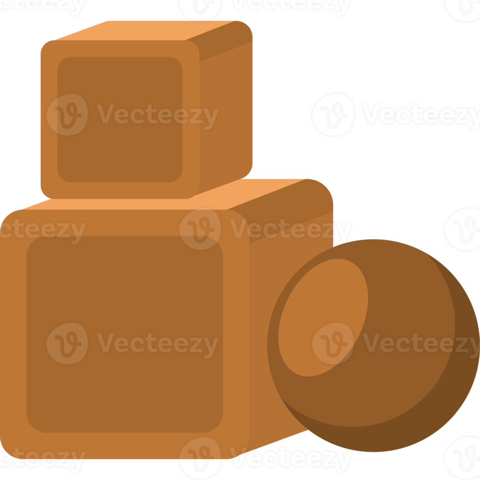 ball and blocks wood toy png