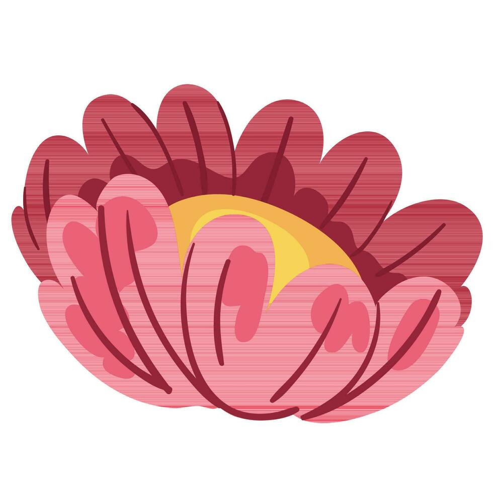 flower flat icon vector