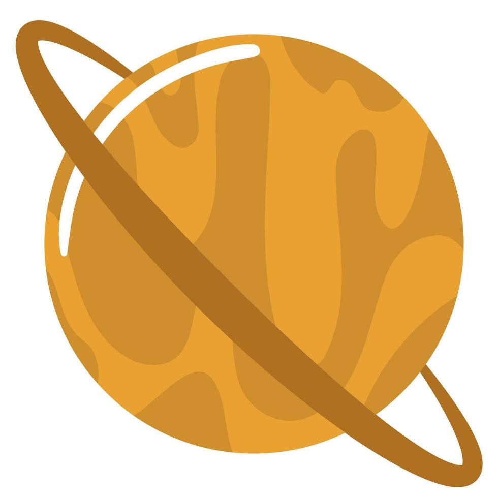 saturn planet space vector