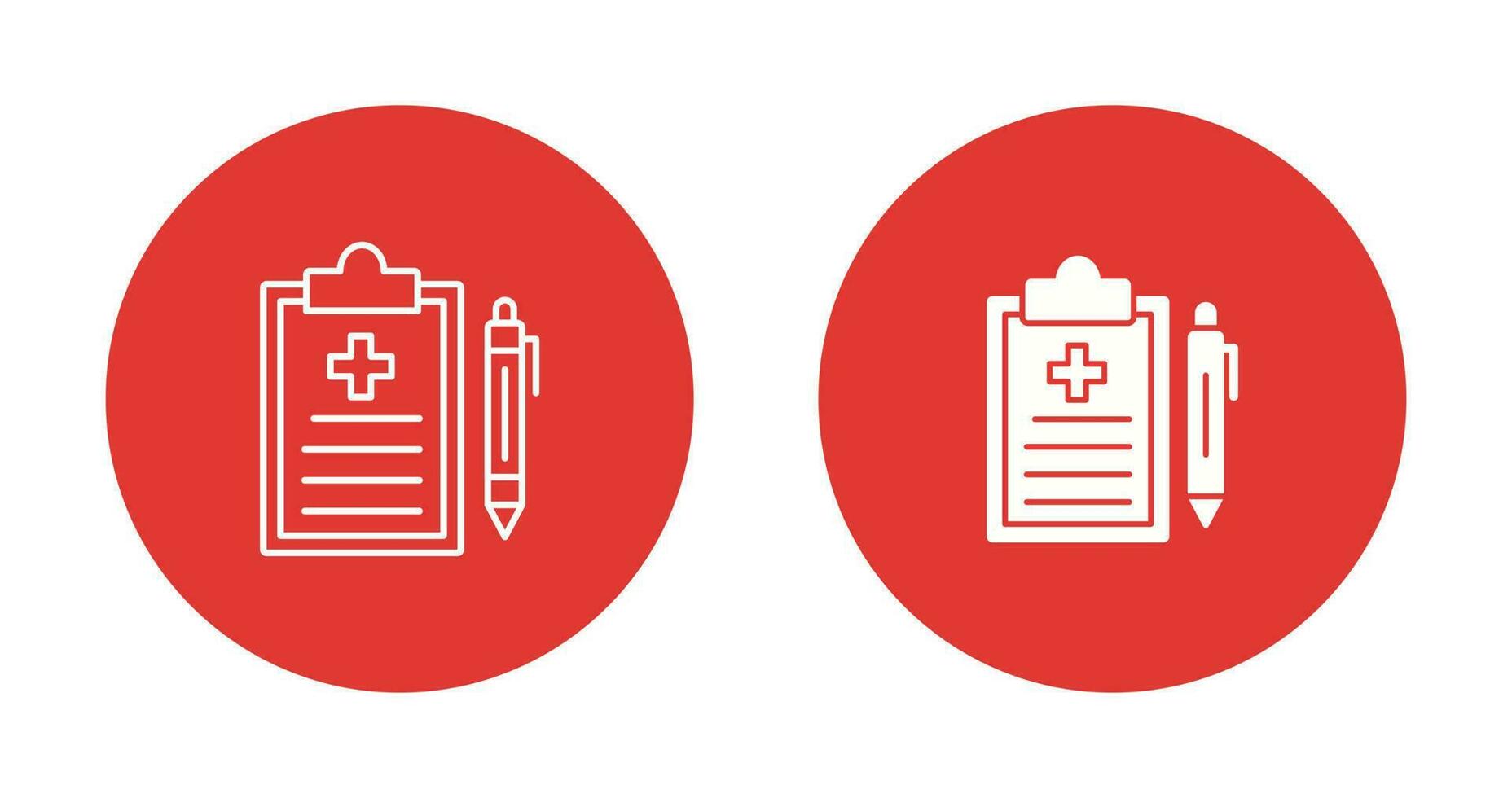 Medical Record Vector Icon