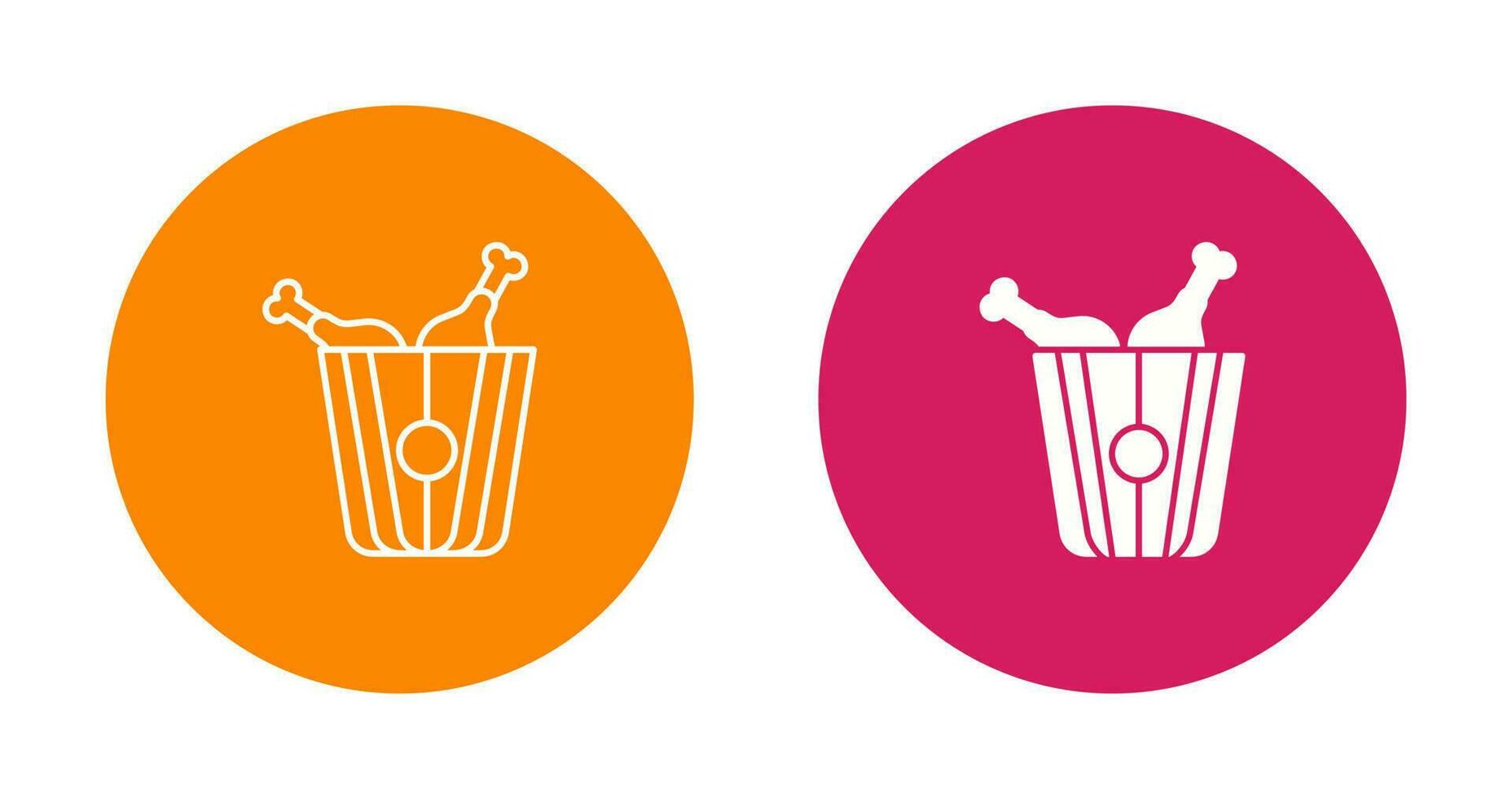 Fried Chicken Vector Icon