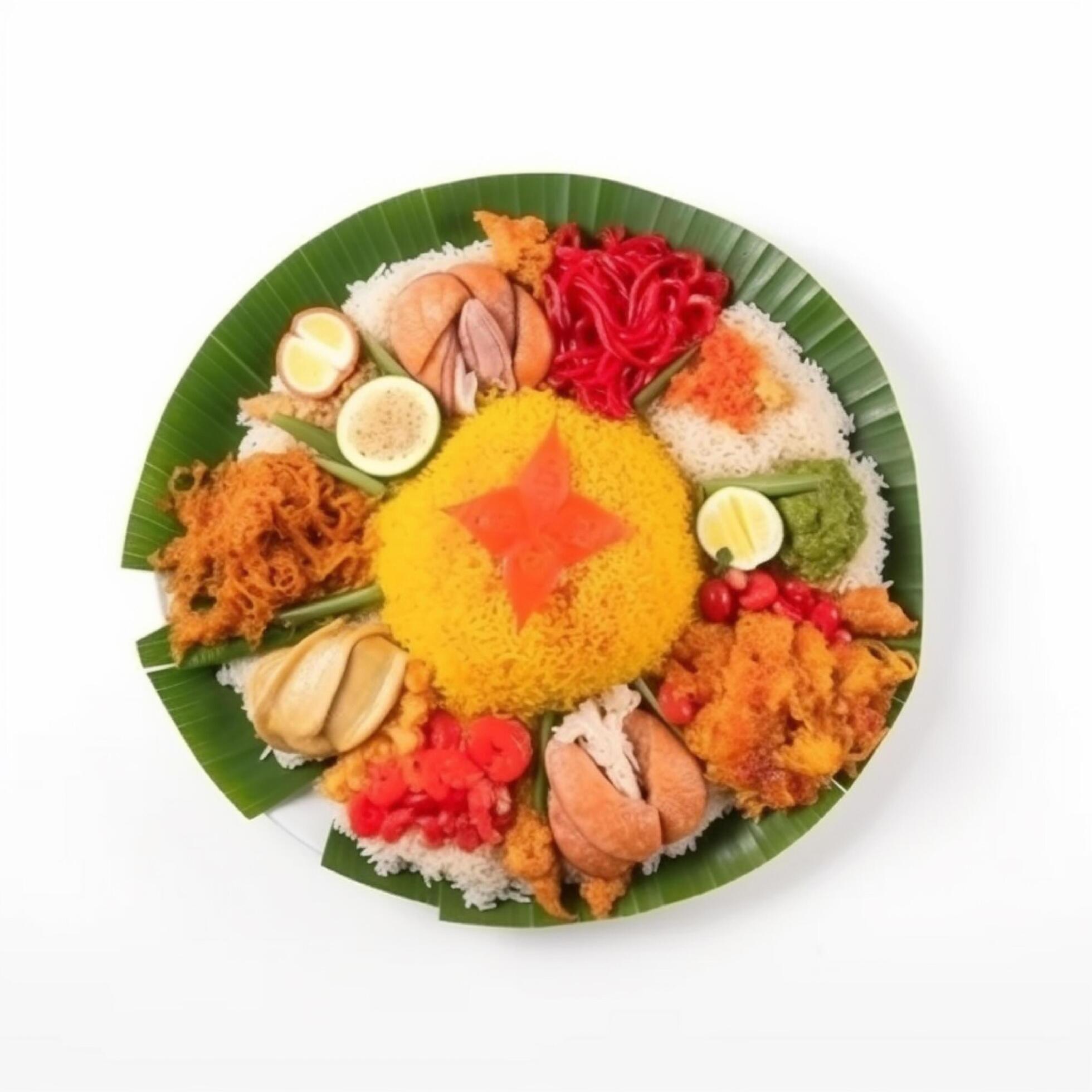 Tumpeng Rice Indonesian Traditional Food For Celebration Moment tumpeng-rice-indonesian-traditional-food-for-celebration-moment