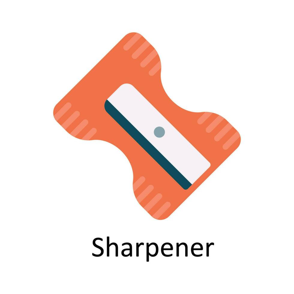 Sharpener Vector  Flat Icon Design illustration. Education and learning Symbol on White background EPS 10 File