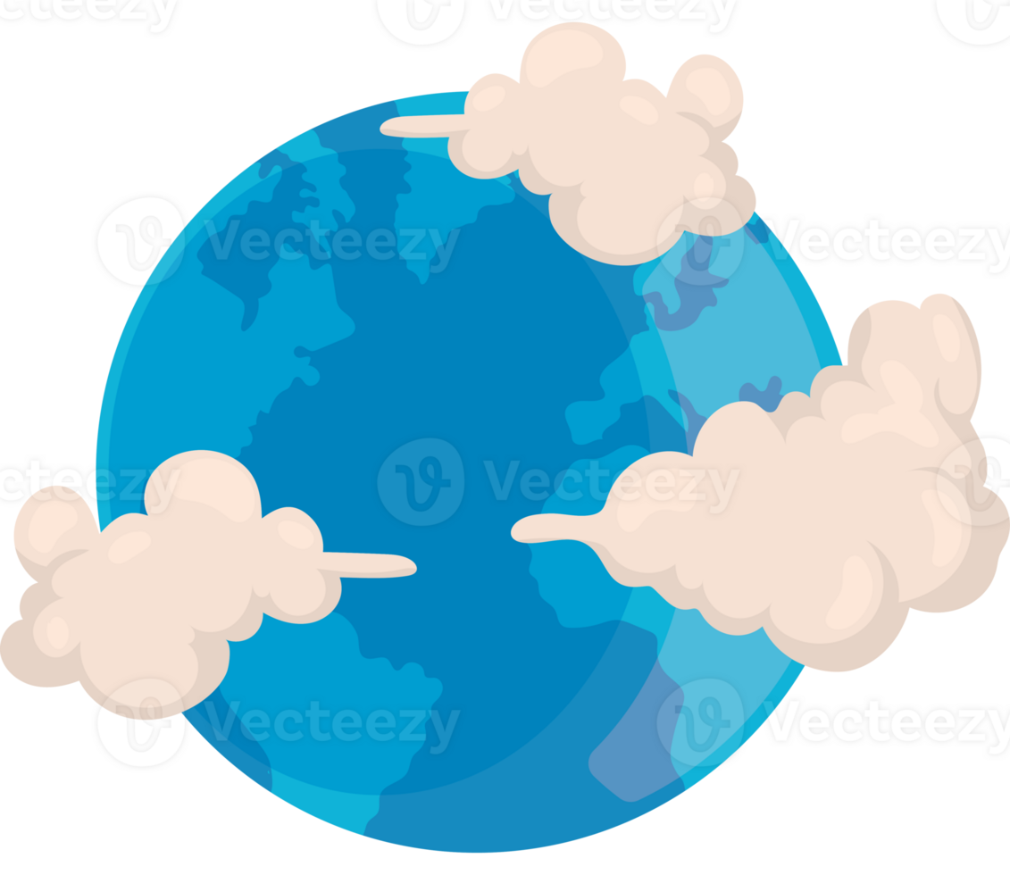 world map and clouds png