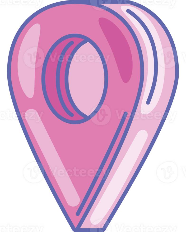 gps navigation pointer trip and travel isolated icon png