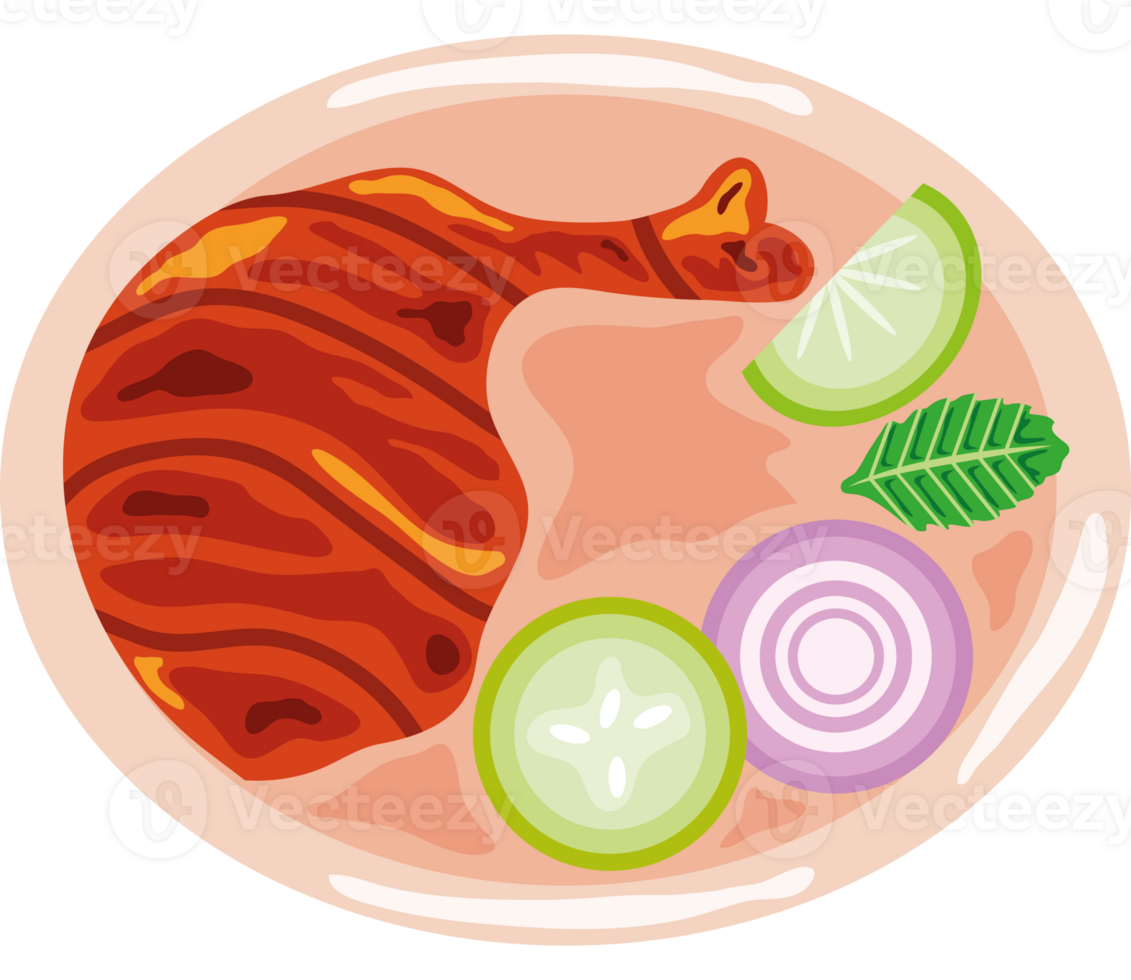 chicken indian food isolated icon png