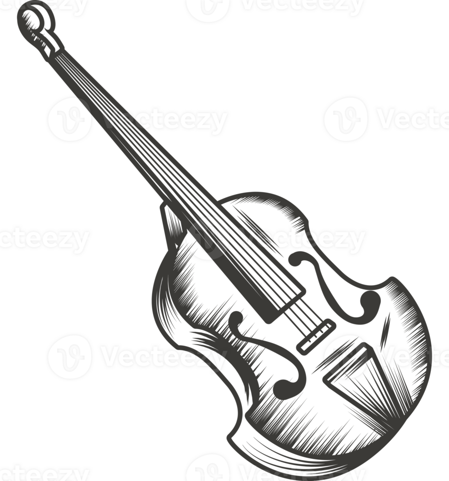 violin jazz musical instrument isolated icon png