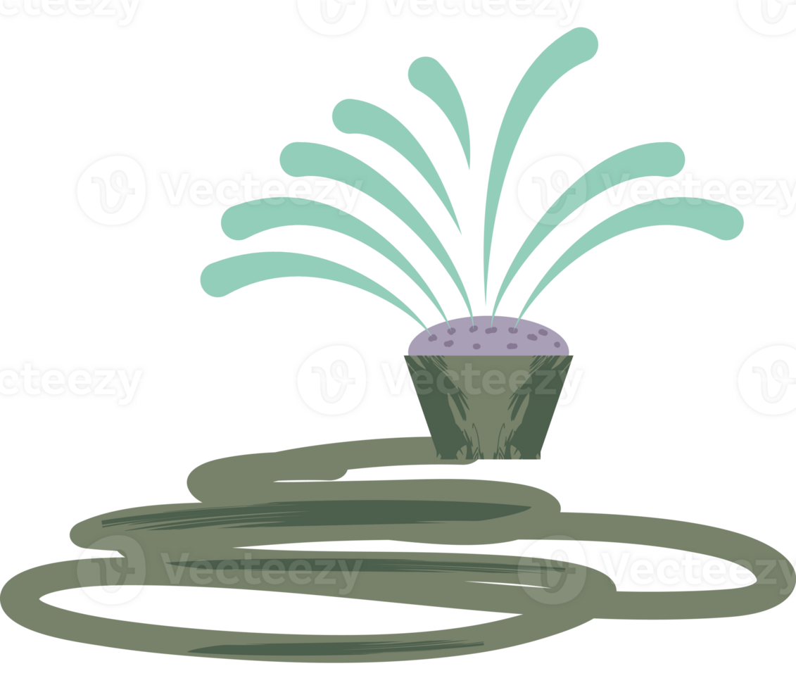 irrigation hose gardening icon isolated png