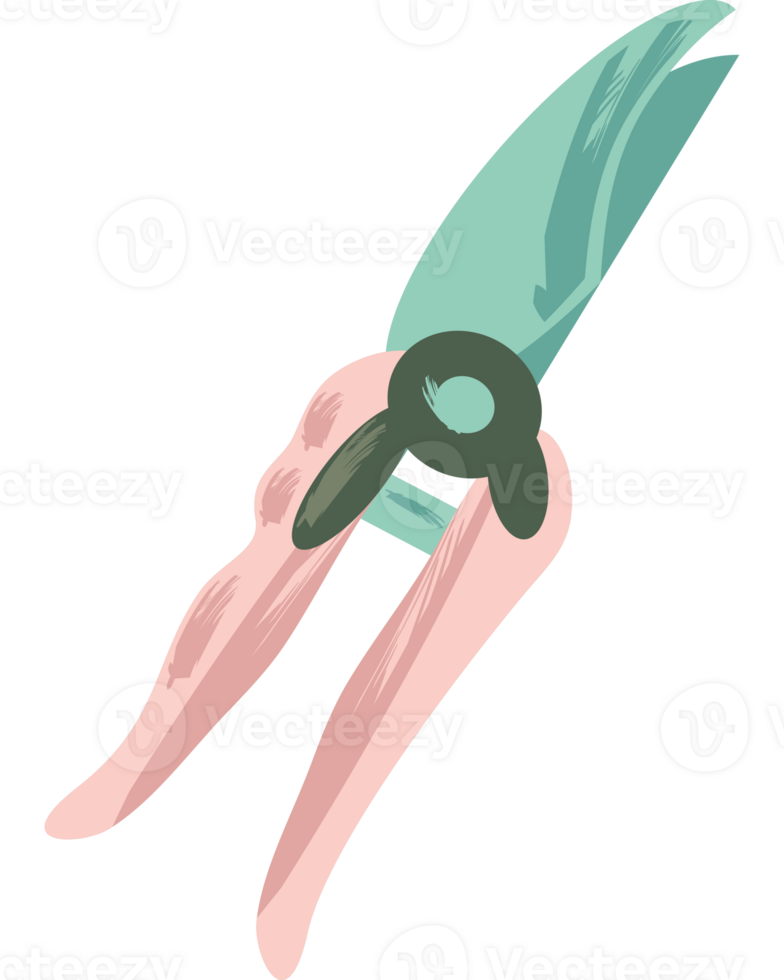 gardening pruner icon isolated style png