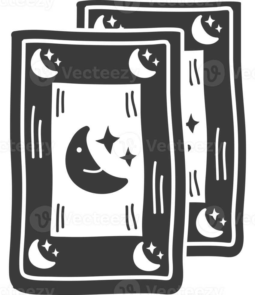 tarot esoteric colorless icon isolated png