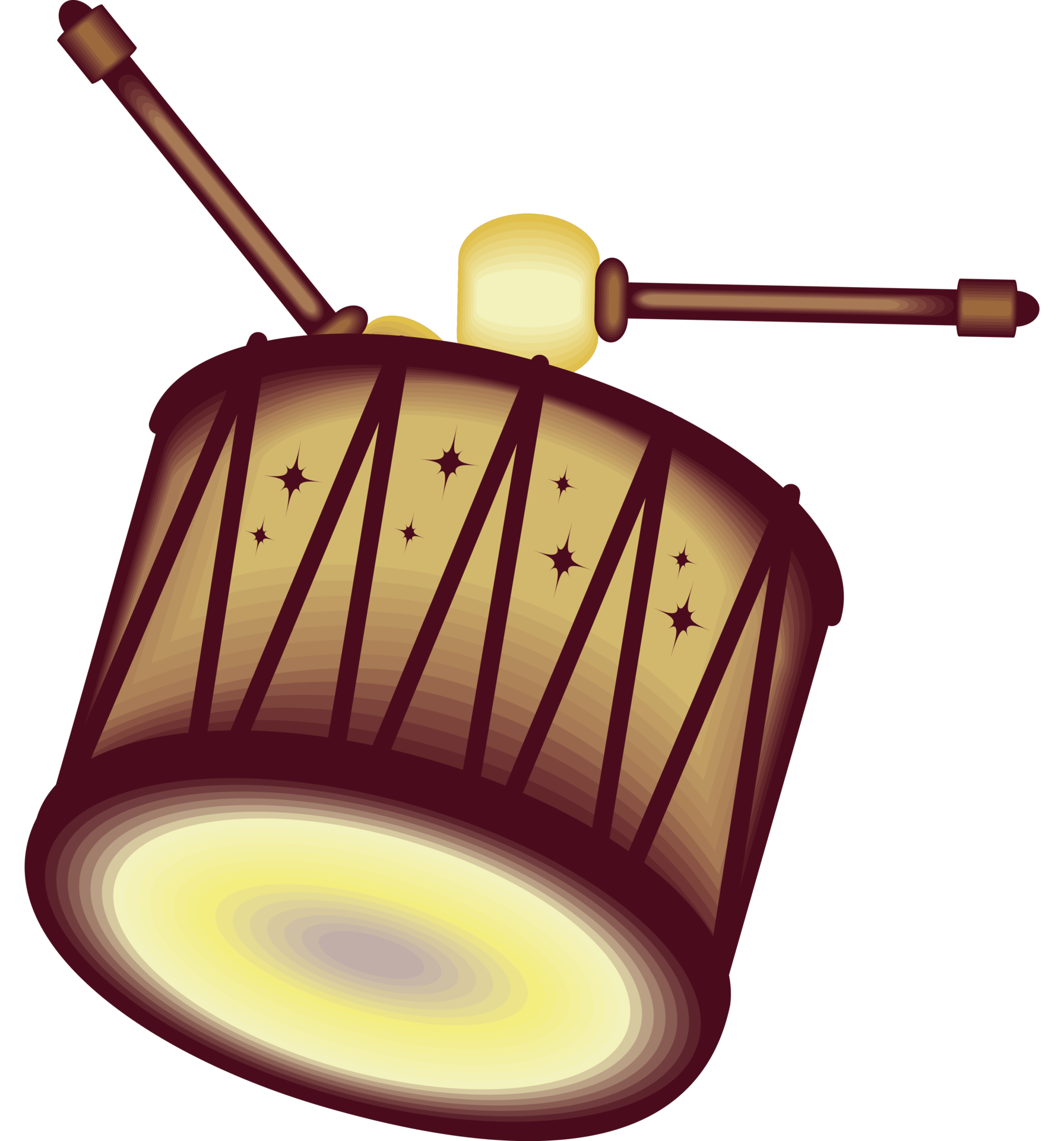 drum music instrument icon isolated style 24408446 PNG