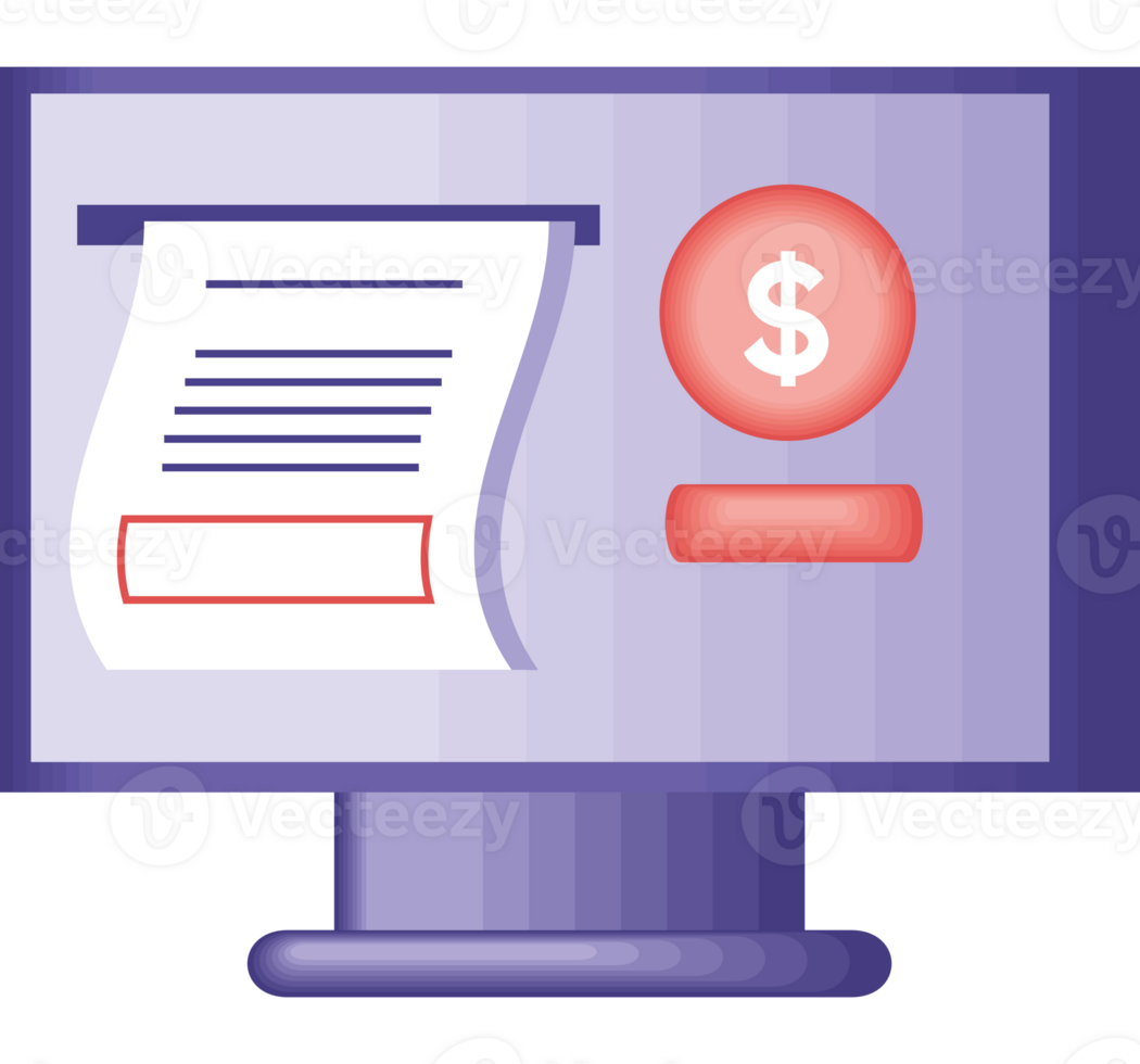 computer taxes payment png