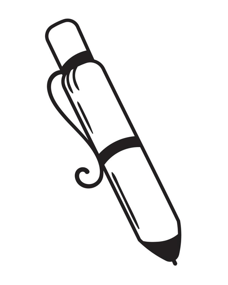 pen supply icon vector