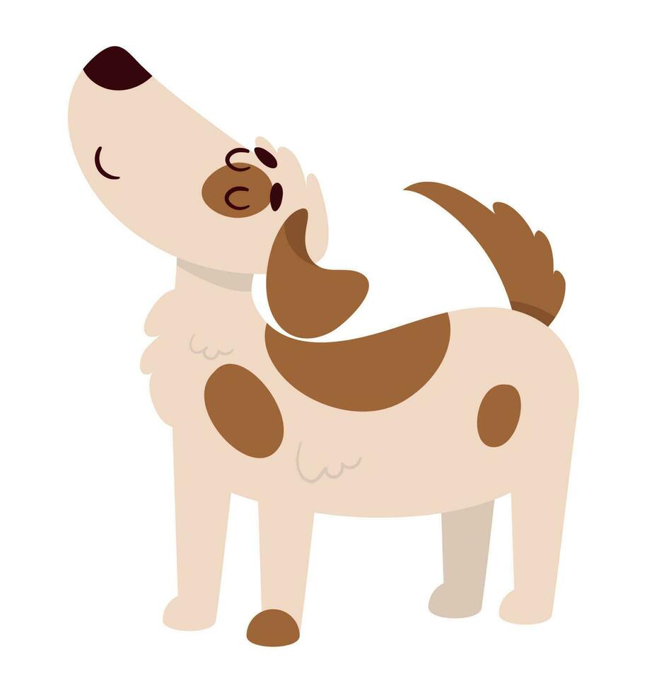 dog pet icon isolated white background vector