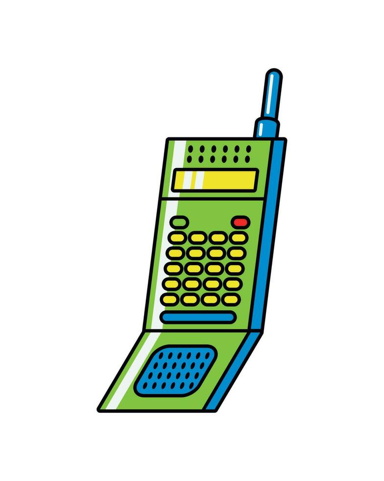 teléfono 90s popular Arte vector