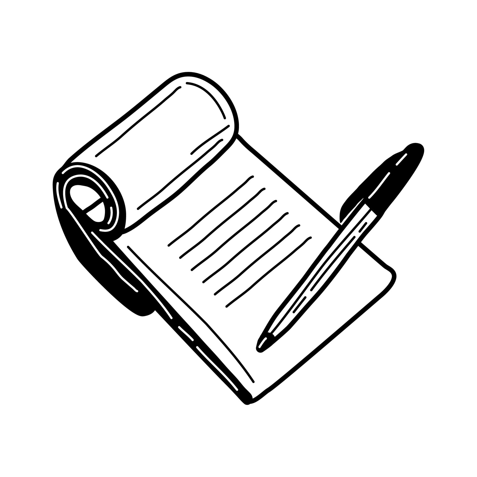 notepad and pen 24408770 Vector Art at Vecteezy