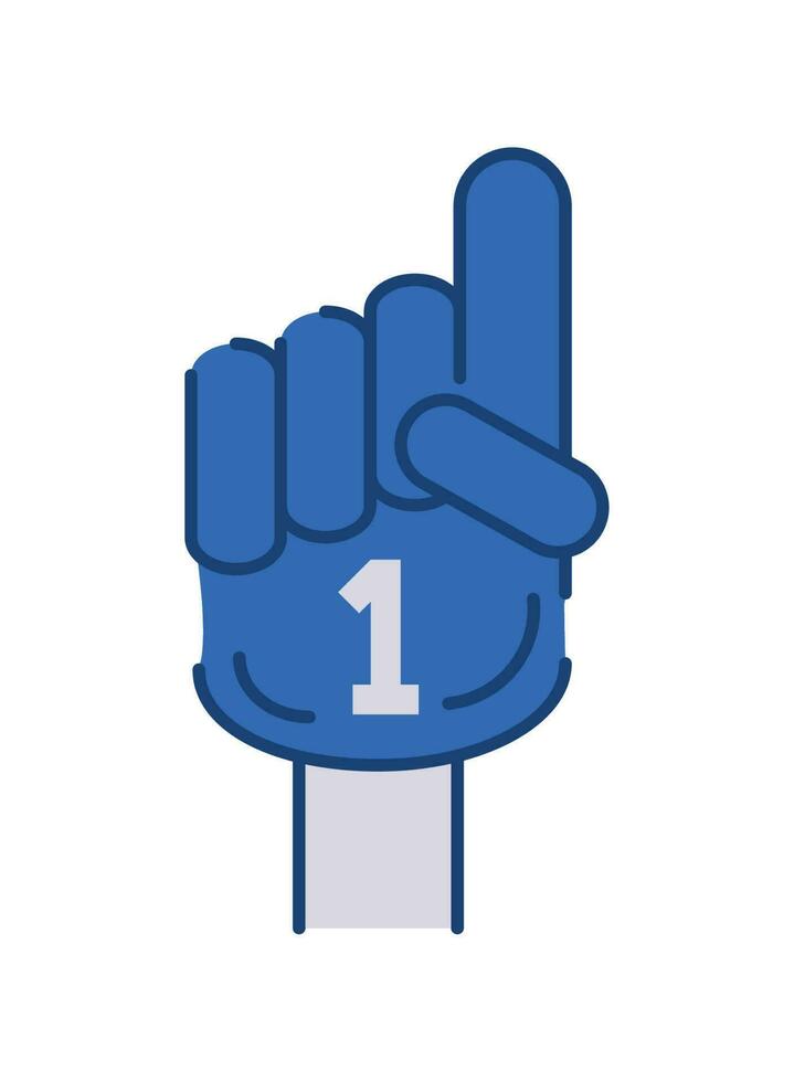 hand american football icon isolated vector