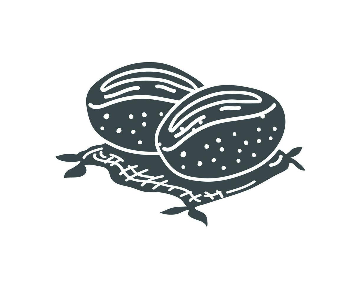 bakery food icon vector