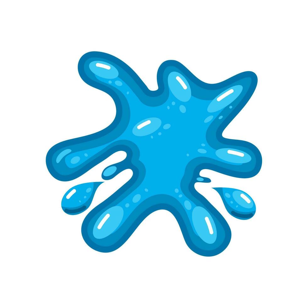 splash water drops icon isolated vector