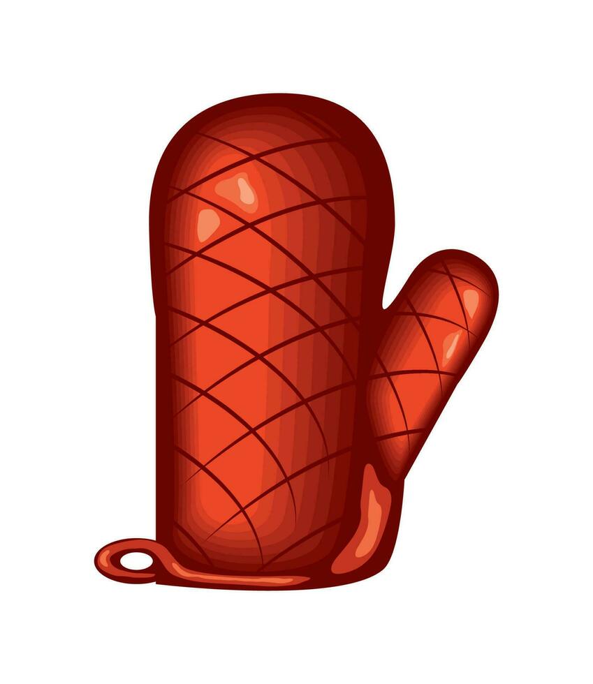 oven glove icon vector