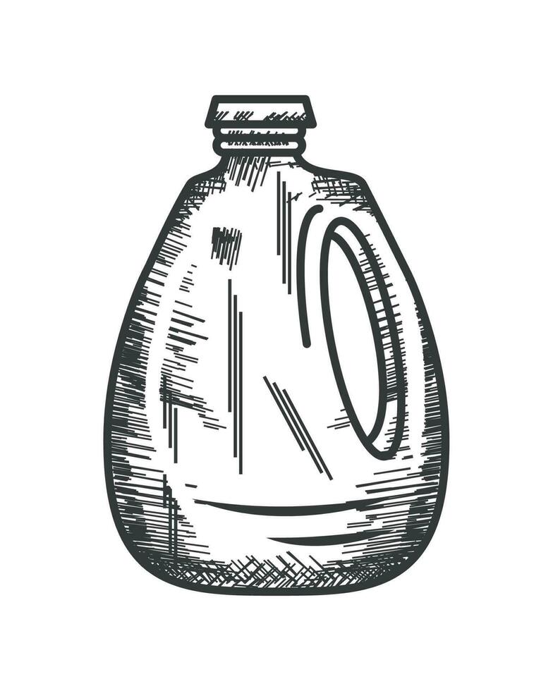 icono de botella de plastico vector