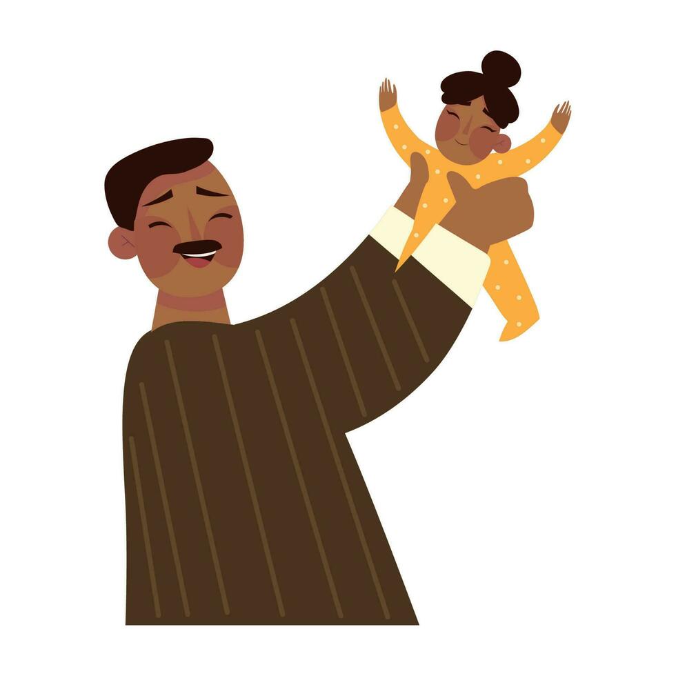 fathers day, design vector