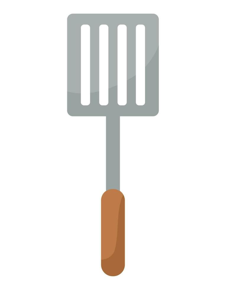 A tool spatula for kitchen icon isolated vector