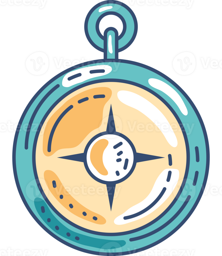 Reise Kompass Symbol isoliert Design png