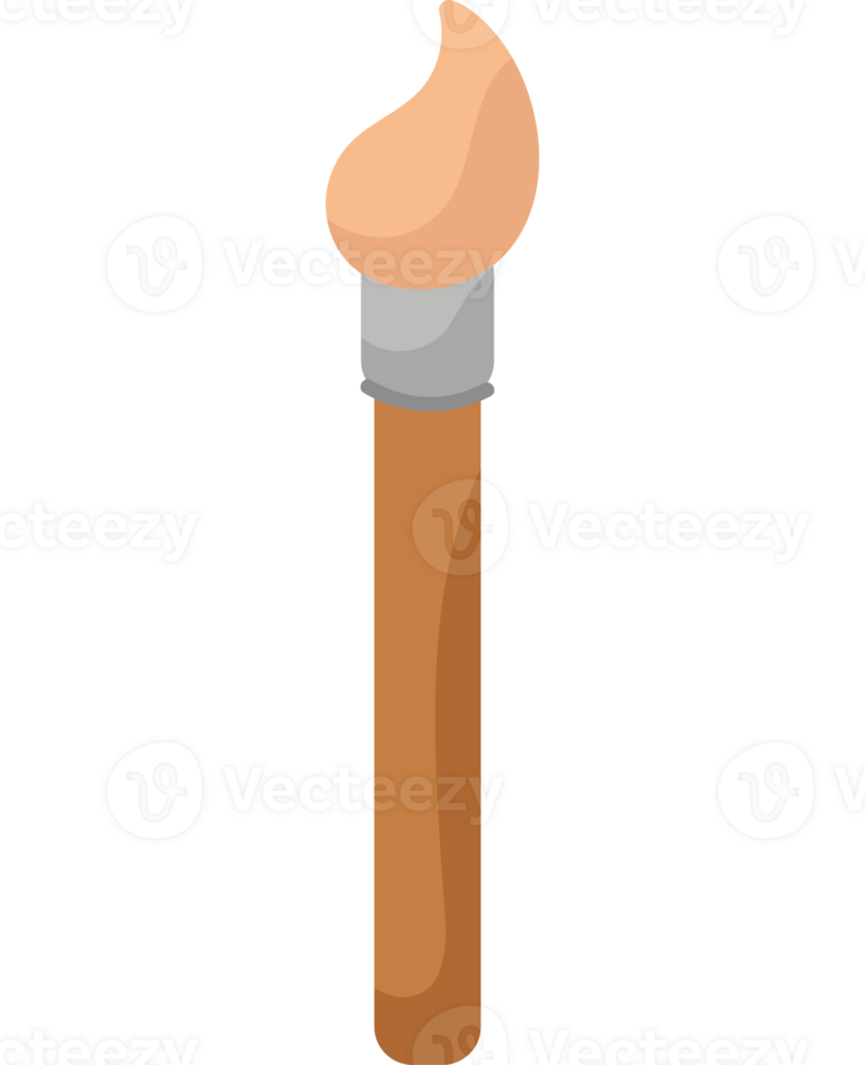 wood paintbrush color icon isolated png