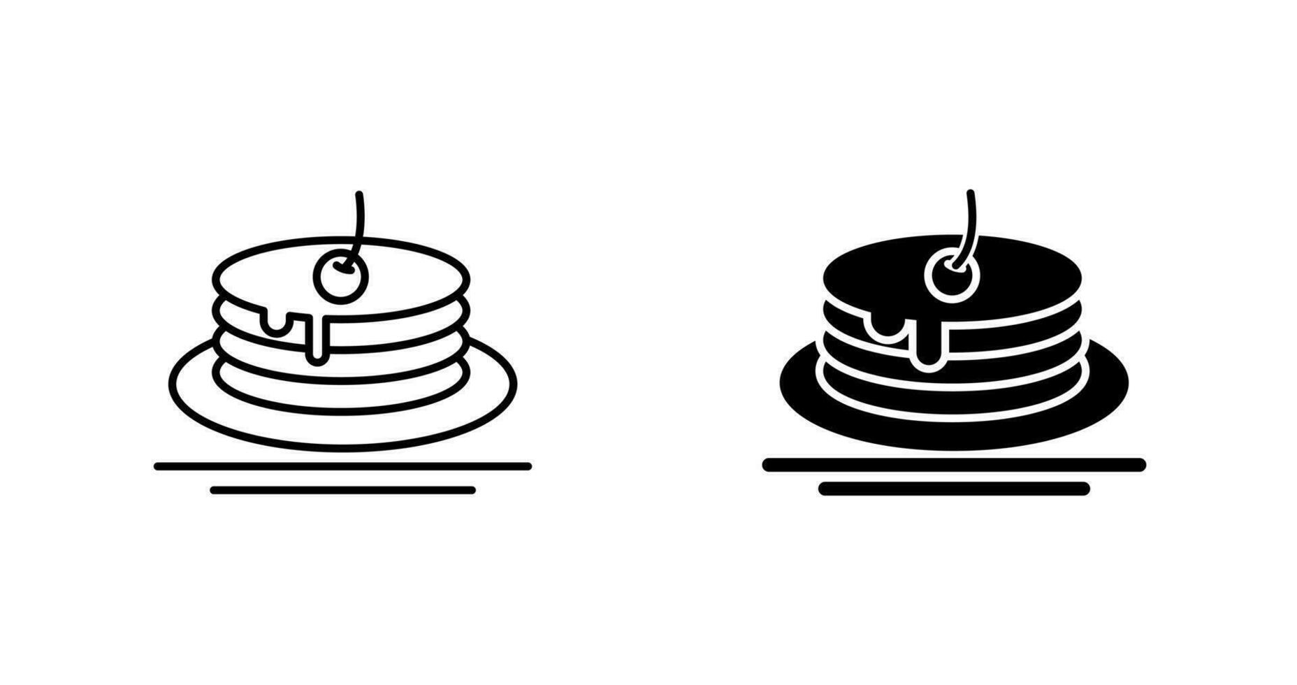 Pancake Vector Icon