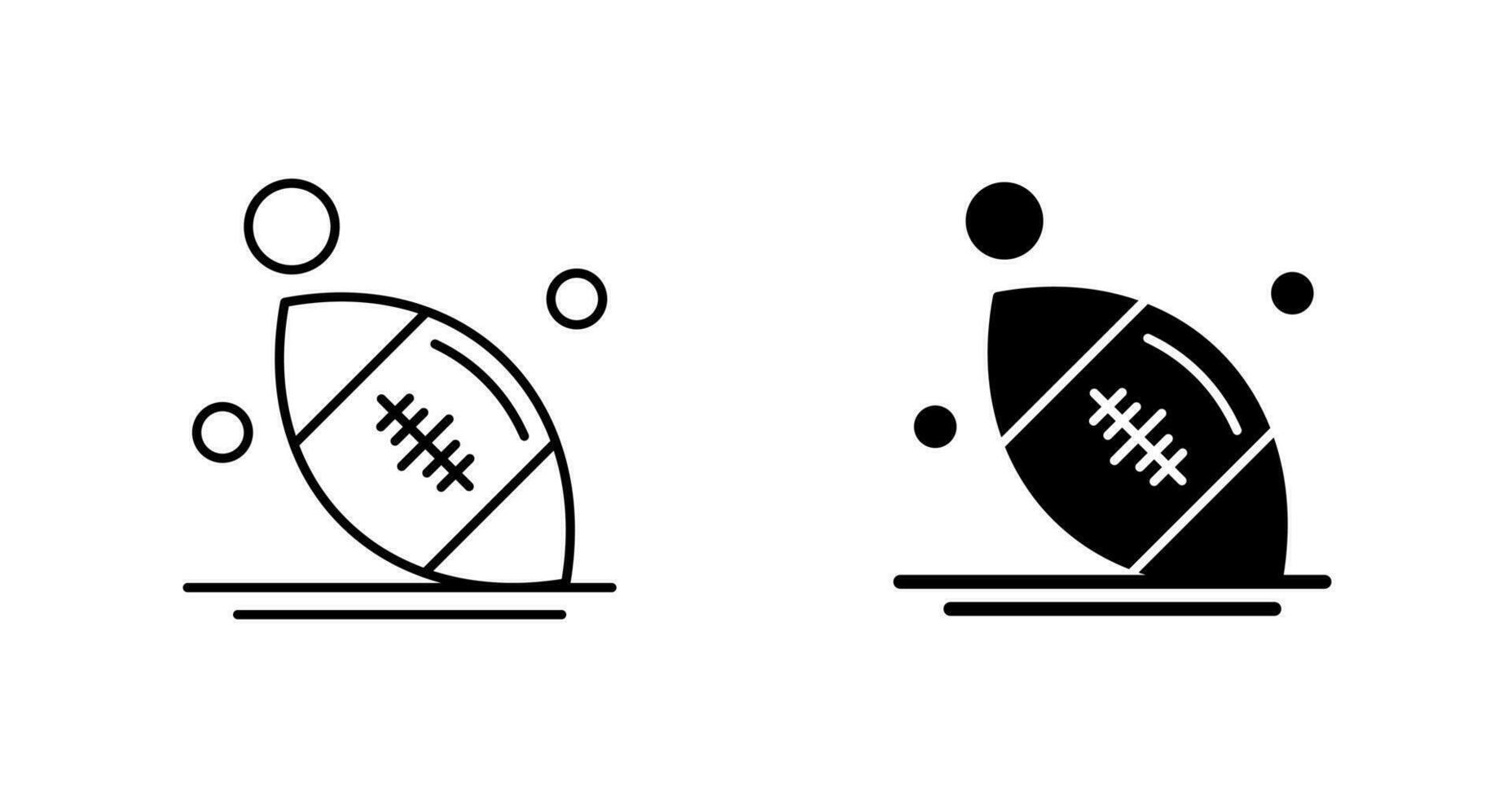 Rugby Vector Icon