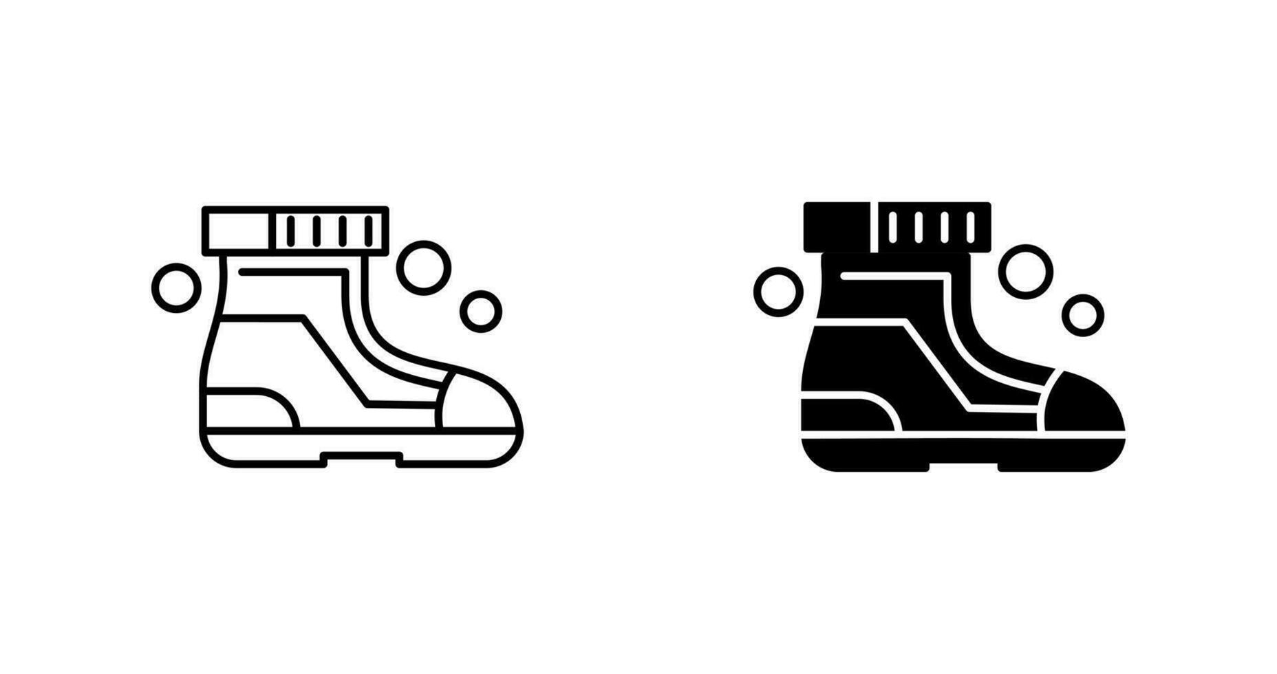 Ski Boots Vector Icon