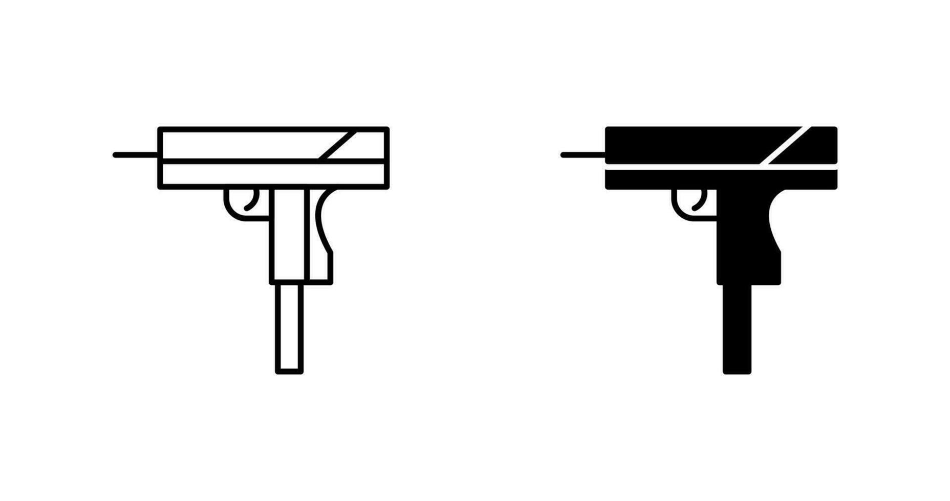 Unique Gun Vector Icon
