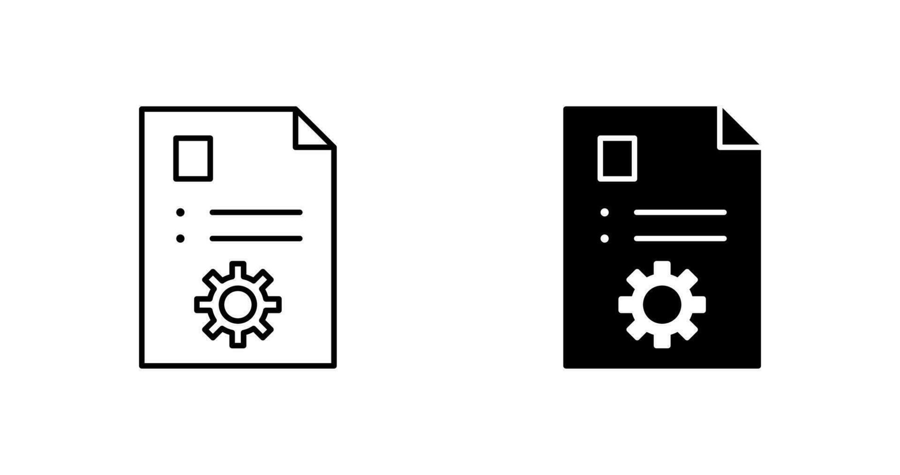 Unique Content Management Vector Icon